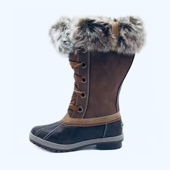 LONDON FOG Women’s Melton Duck Boots - Picture 2 of 13